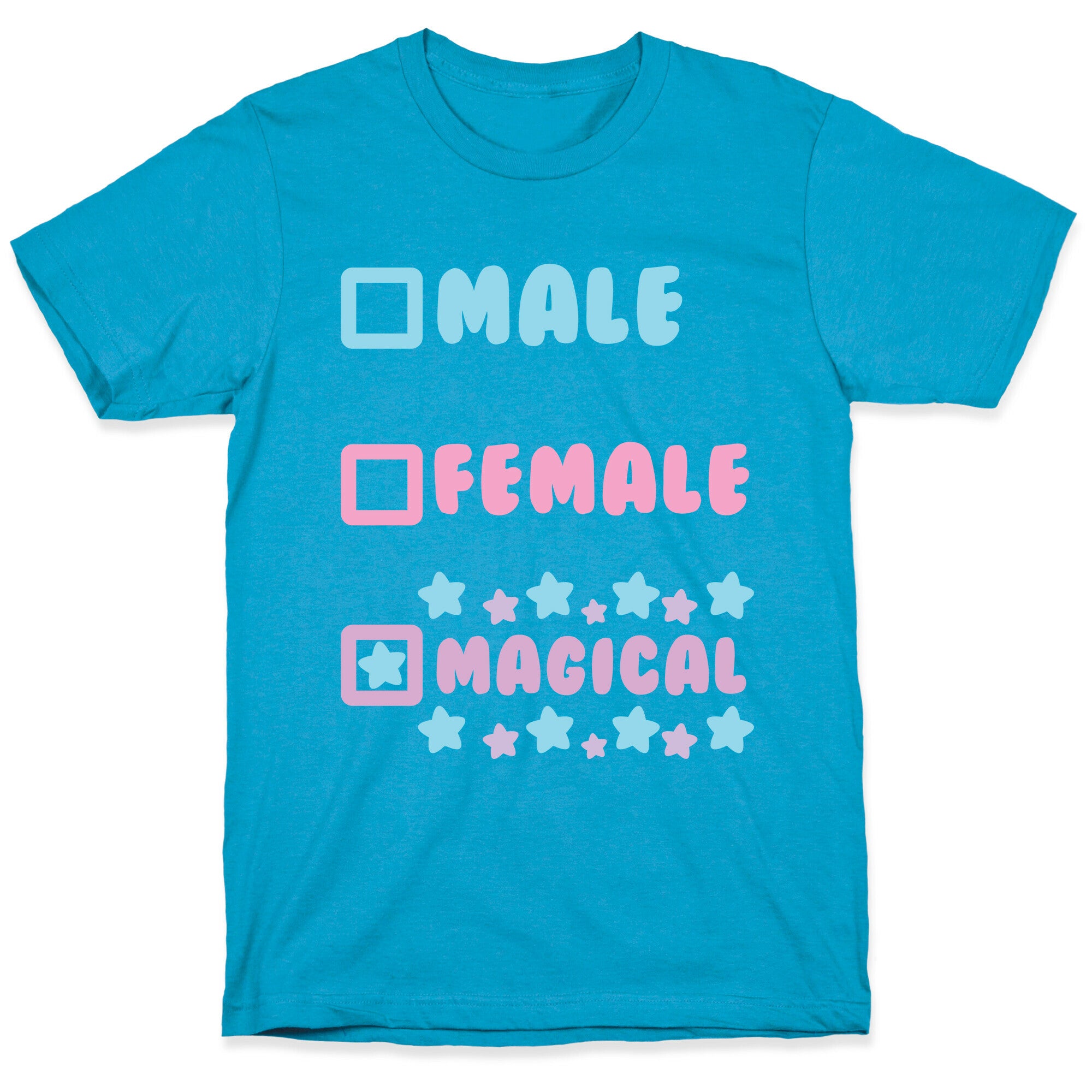 Magical Gender Checklist Unisex Triblend Tee